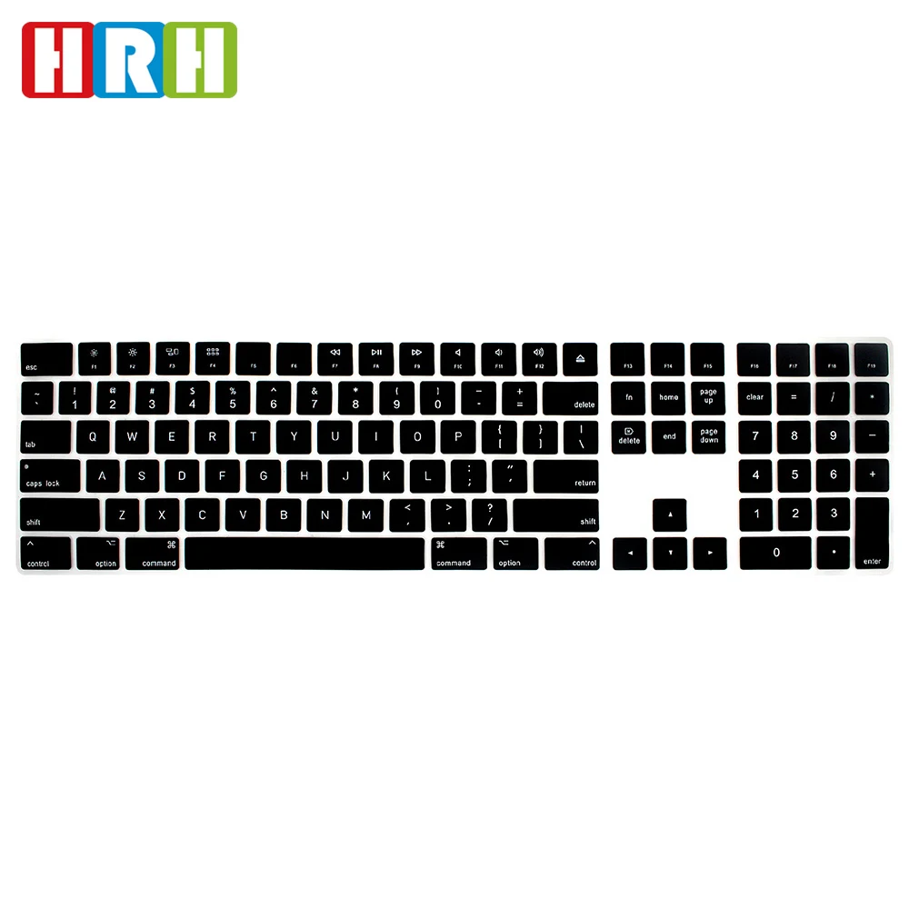 Скидка, английская силиконовая клавиатура, Чехол Для iMac Magic Keyboard с цифровой клавиатурой MQ052LL/A A1843 с американской раскладкой