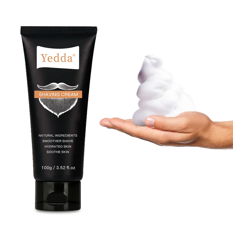 Private Label Men Bread Care Natural Soft Smooth Moisturizing Protects Against Irritation Razor Burn Shaving Cream