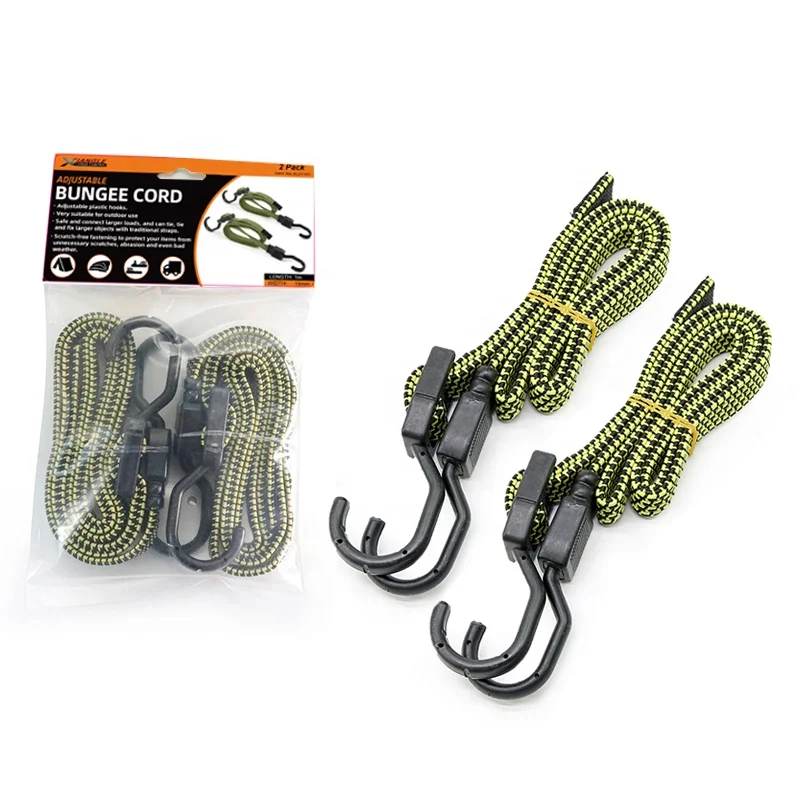 18 мм регулируемый плоский эластичный шнур с термообработанными пластиковыми крючками