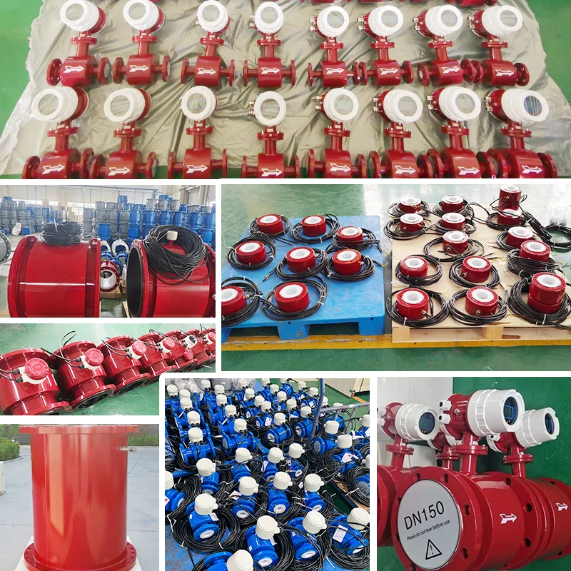 Good Price DN400 Pipe Clamp Flow Meter For Water/Electromagnetic Flow Meter Manufacturer