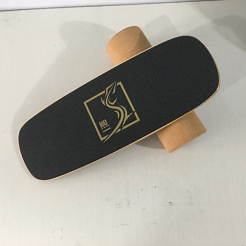 
Wooden balance board roller yoga roller cork roller 