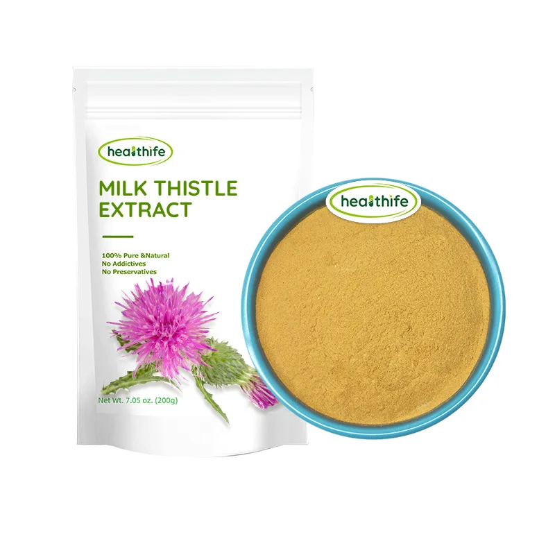 Healthife 30% 80% Isosilybin Silybin, Milk Thistle Extract Powder
