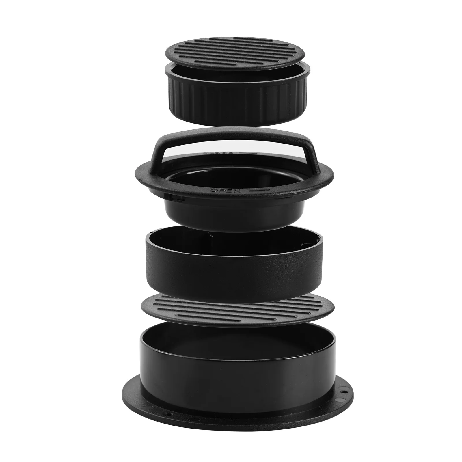 Hot Sales BBQ Tools Round Manual Stuffed Meat Beef Mold Plastic Hamburger Press Patty Maker For Home Kitchen Patties Sculpt