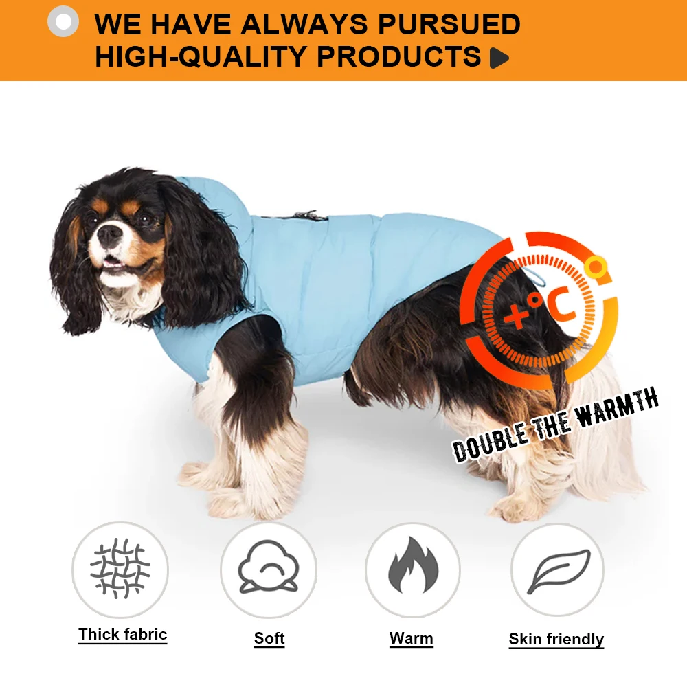 Aliexpress Online Shopping Ropa  Clothes Wholesale Hunde Chien Down Waterproof Hoodie Pet Clothes Puffer Dog Winter Jacket