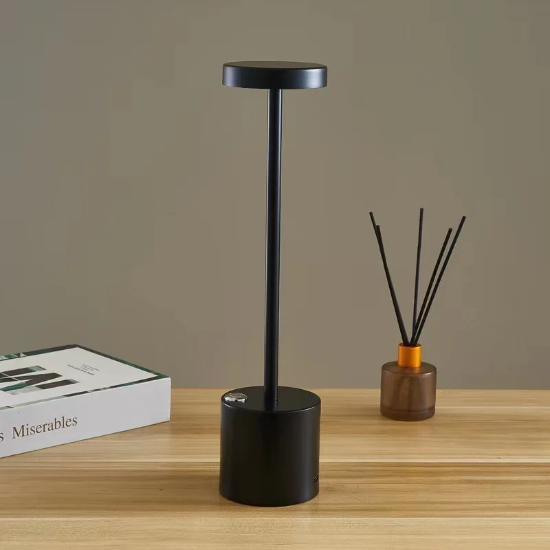 2 Pack Cordless Table Lamp Rechargeable5000mAh Battery Powered Table Light 3 Color Stepless Dimming Up to 40 Hours Usage