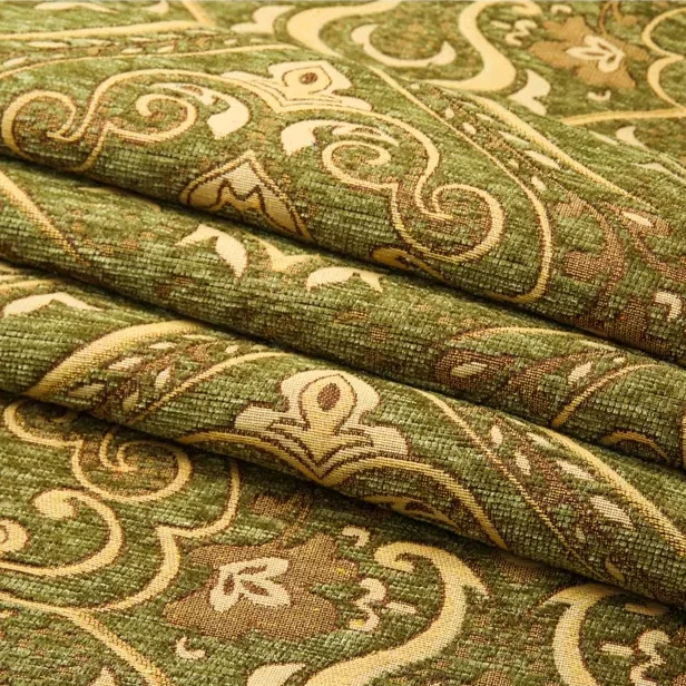 Home Textile Style Durable Woven Polyester Jacquard Upholstery Chenille Sofa Fabric