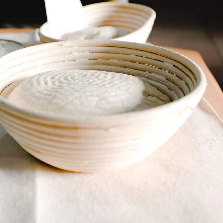 baguette bread liner gift set restaurant design inserts bulk rattan cloth wicker sourdough cleaning brush proofing basket