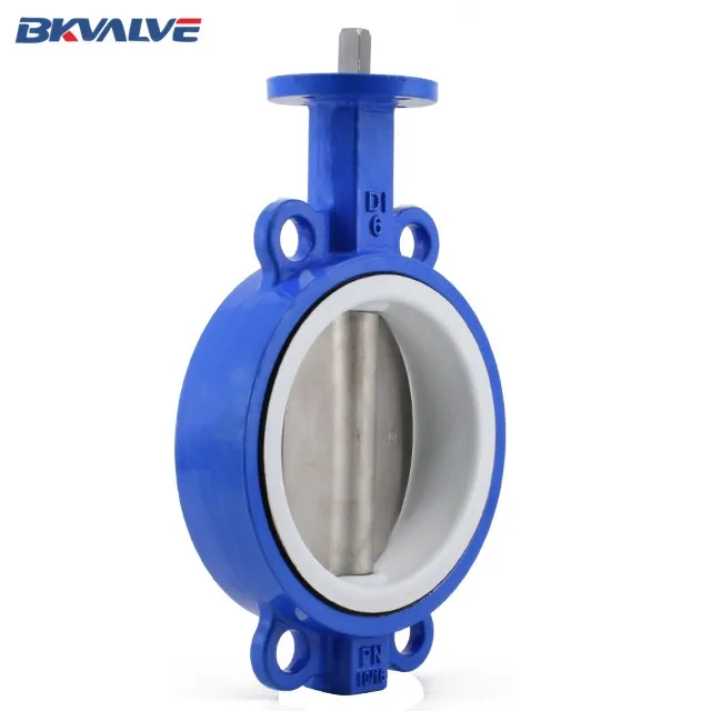 4 inch 6 inch 8 inch 10 inch 300mm ductile iron manual wafer butterfly valve