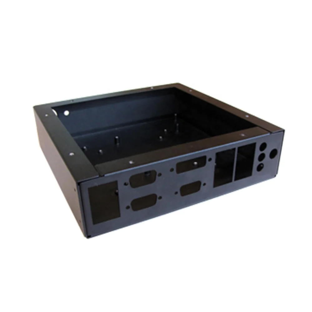 Sheet Metal Fabrication Perforated Housing Case Aluminum Sheet Metal Electronic Acoustic Enclosure