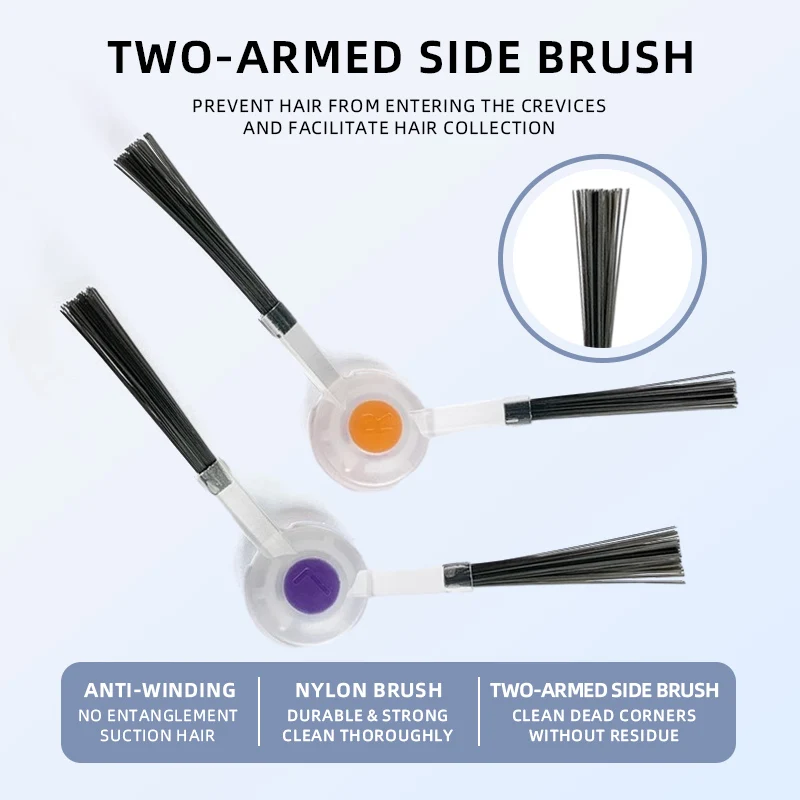 Narwal J4 Replacement Side Brush Spare Parts Fit for Robot Vacuum Cleaner Accessories