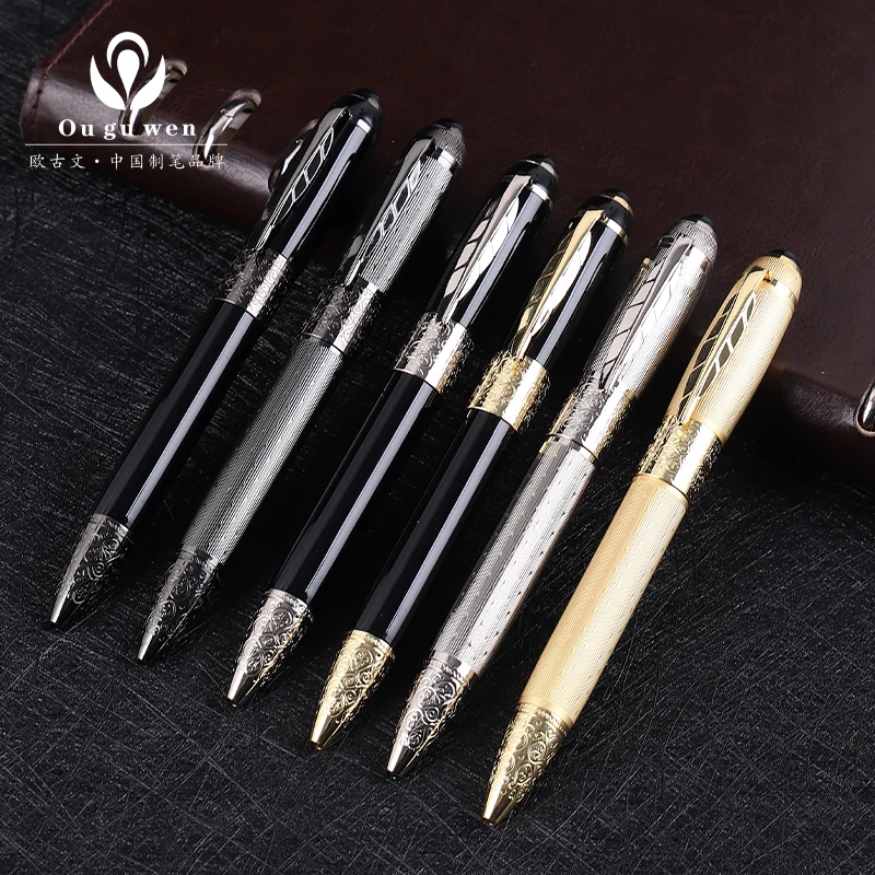Factory Wholesale Luxury Pen Ballpoint Custom Logo Metal Gift Pen