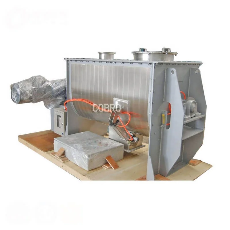 WLDH Horizontal Powder Spiral Screw Blade Ribbon Mixer Mixing Machine