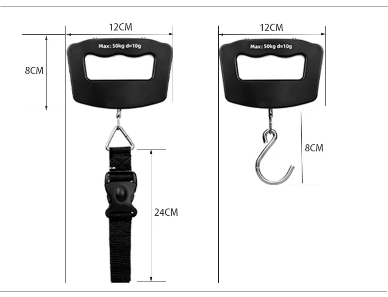 LS149 Hot Selling 50kg Mini Digital Luggage Weighing Scale For Travel