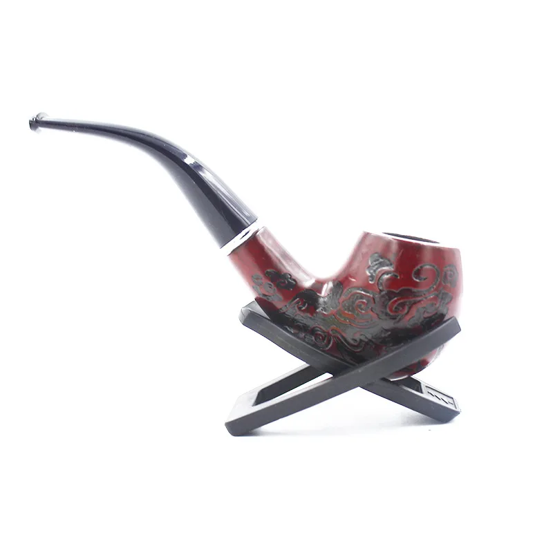 Vasprin Factory Direct Solid Wood Leopard Print  Smoking Pipe Portable Washable Wholesale Smoking Pipes
