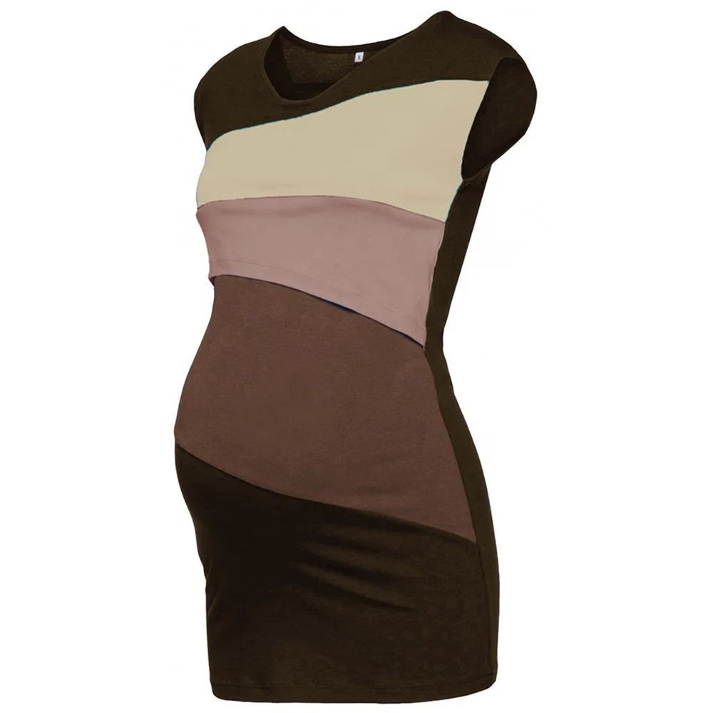 Футболки для грудного вскармливания для беременных женщин Летняя Блузка для кормящих мам жилет одежда для грудного вскармливания без рукавов футболки для беременных