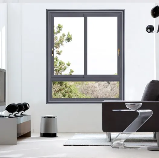 Производитель PNOC, двойное остекление, закаленное стекло, раздвижное окно, ураганное ударное алюминиевое раздвижное окно