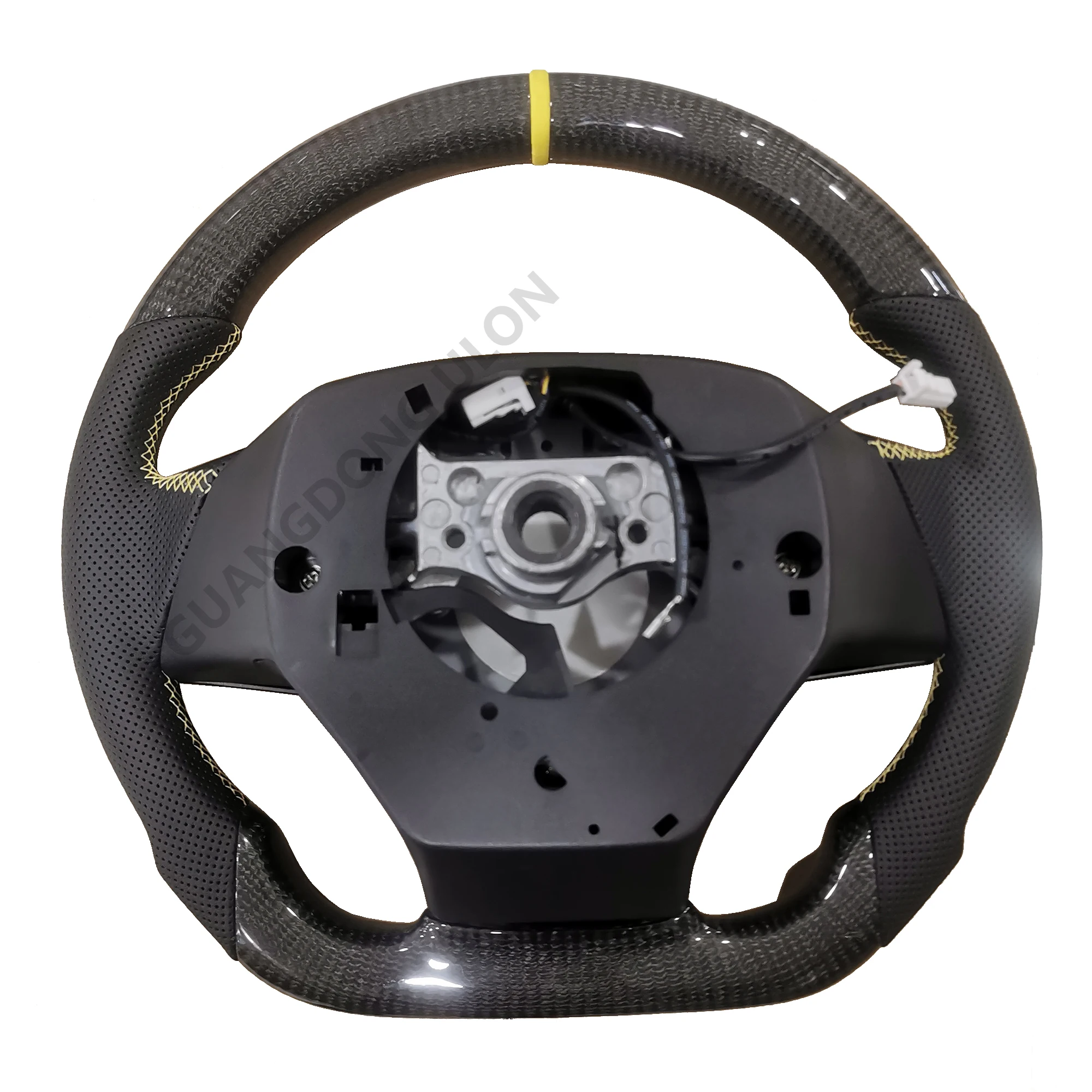 Wholesale 100% Real Carbon Fiber & Leather Steering Wheel for Lexus ES GS RX LX GX450 GX460 LX570 ES300h Sport Steering Wheel