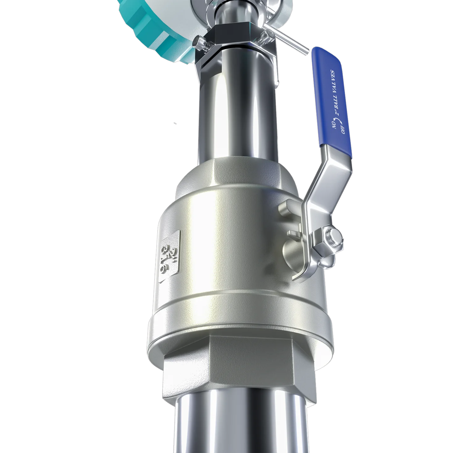 No Cutting Pipe Large Diameter Insertion Type Electromagnetic Flow Meter