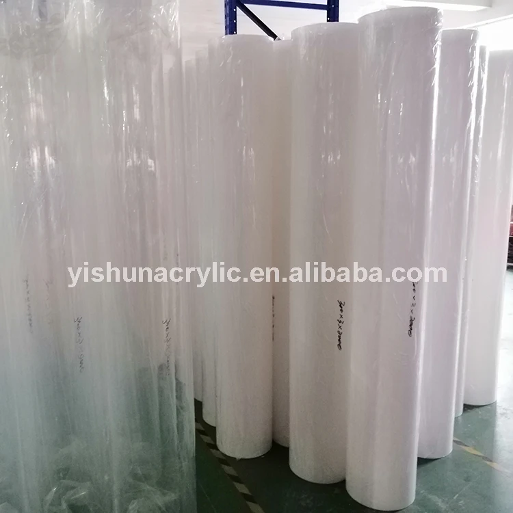 Factory price wholesale diameter 300mm 350mm 400mm 450mm 500mm milky white color pmma cylinder pipe plastic acrylic round tube
