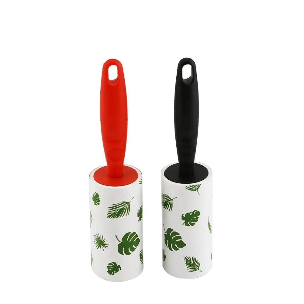 Wholesale 420 sheets Silicone mini travel small reusable paw print travel clothes extra sticky lint roller