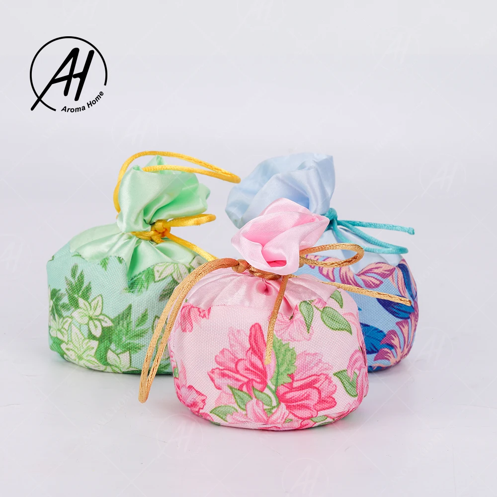 AROMA HOME Lavender Rose Fressh Scent Petal Sachet Decorative Cloth Bags Dried Flower Scented Potpourri