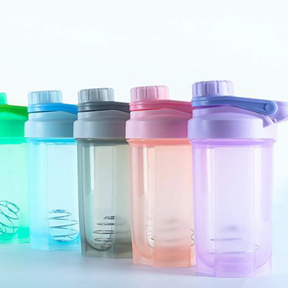 Wholesale PP plastic eco friendly durable bpa free fitness gym shaker bottle