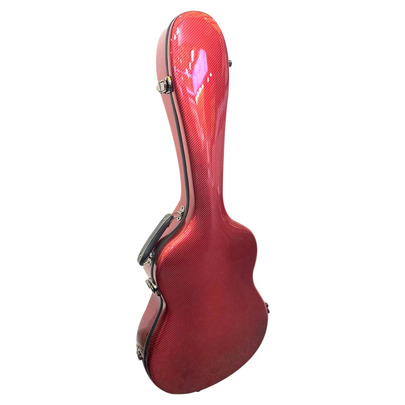 Professional custom Fiberglass Guitar Case for Acoustic / Classic Guitar Hard Shell