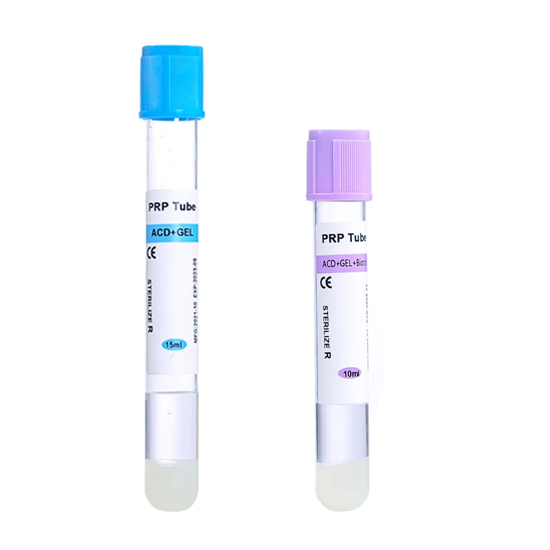 Wholesale price vacuum blood collection tube prp tube acd gel biotin ha 10ml for prp injection gun