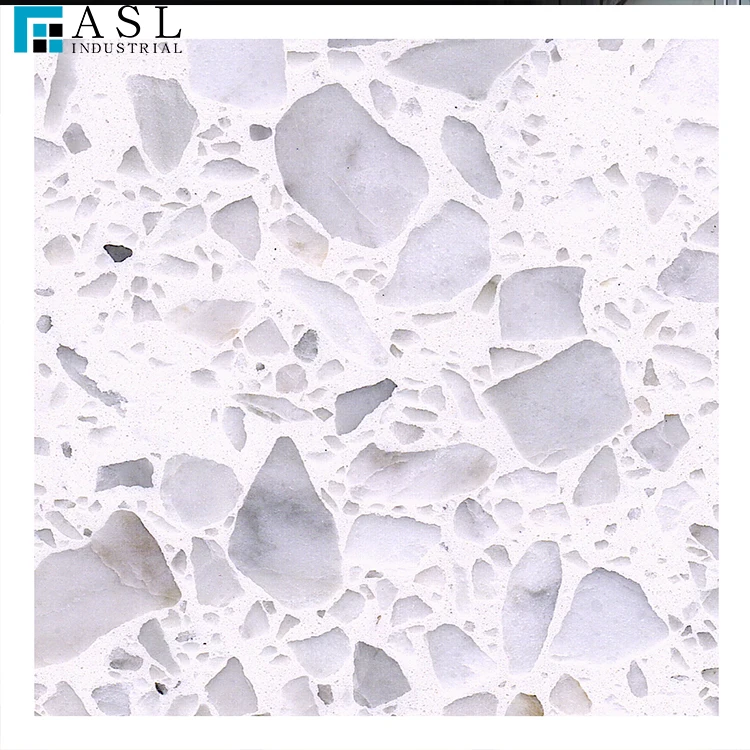 Factory Direct Terrazzo made with Italian White Cements Italian Machines Terrazzo Slab
