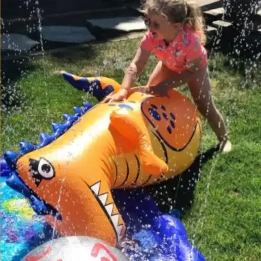 Factory Custom Inflatable Dinosaur Toy with sand Bounce Back Action Indoor Outdoor Party Game