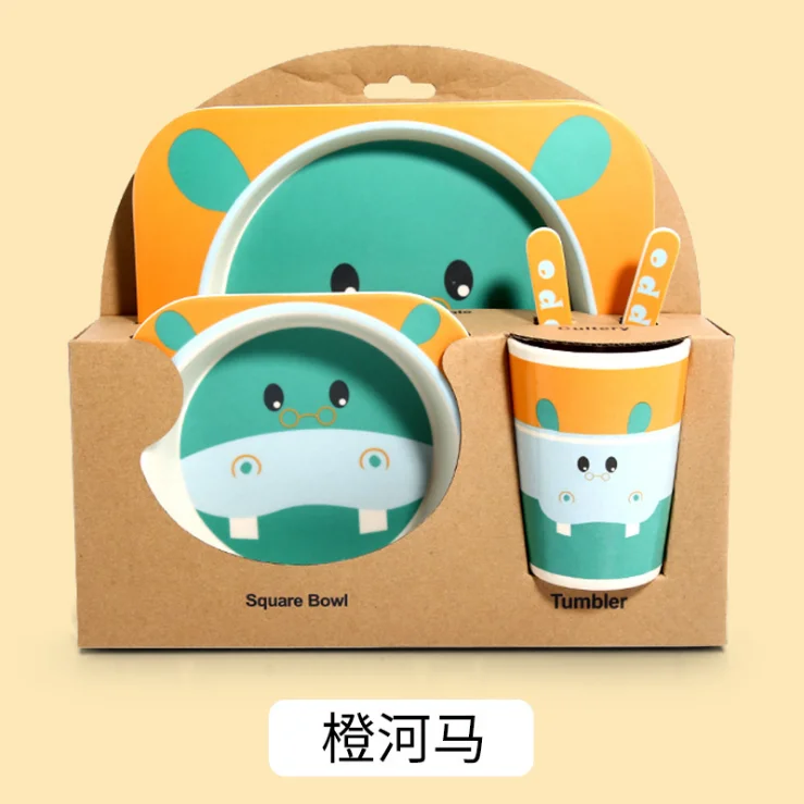stainless steel fork and spoon melamine divided plate car design baby dinner set stainless steel spoon
