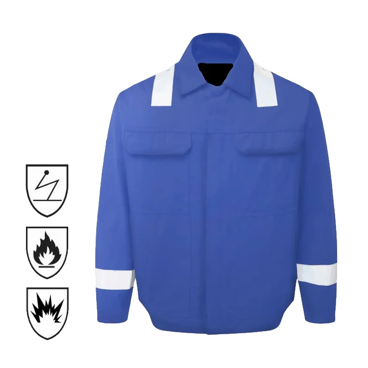 Factory Supply Winter Nomex Inherent Fireproof Anti Static Mechanic Welder Work Clothes