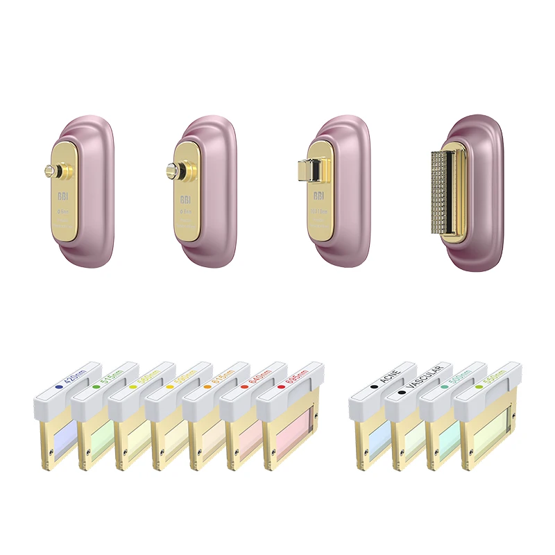 BBI Ipl Laser Rf Skin Rejuvenation Machinehair Removal Appliances Beauty Salon Equipment Pink For Women