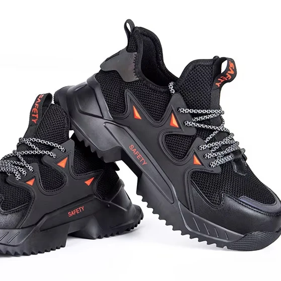 High Quality Breathable Work Industrial Steel Toe Light Weight Sport Mesh Men Brand Road Mate Safety Shoes