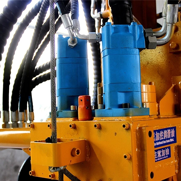 2023 Latest models 350m depth easy operation hydraulic crawler water well drilling rig with high click