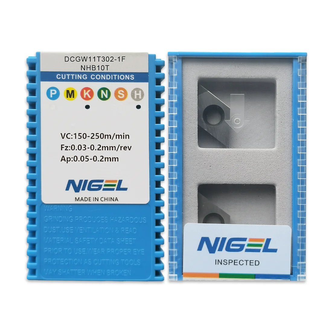 Nigel DCGW11T302 for turning tool cnc cutting blade insert CBN PCBN high hardness and efficiency for cutting tools