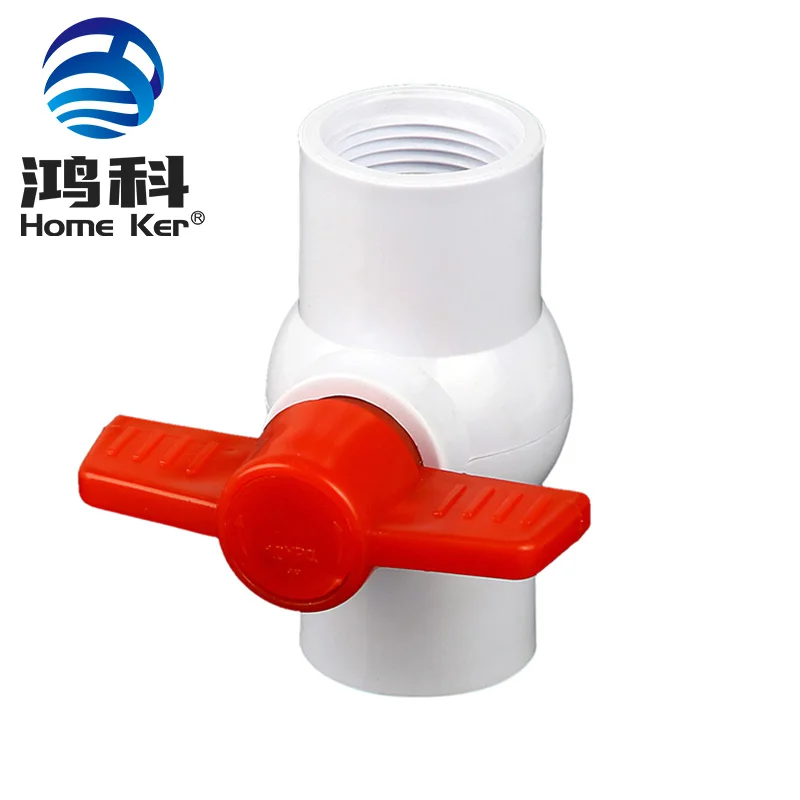 Plastic Quality Upvc 1/2 Inch Plumbing Material Fitting Plastic Agricultural Irrigation Pvc Ball Valve