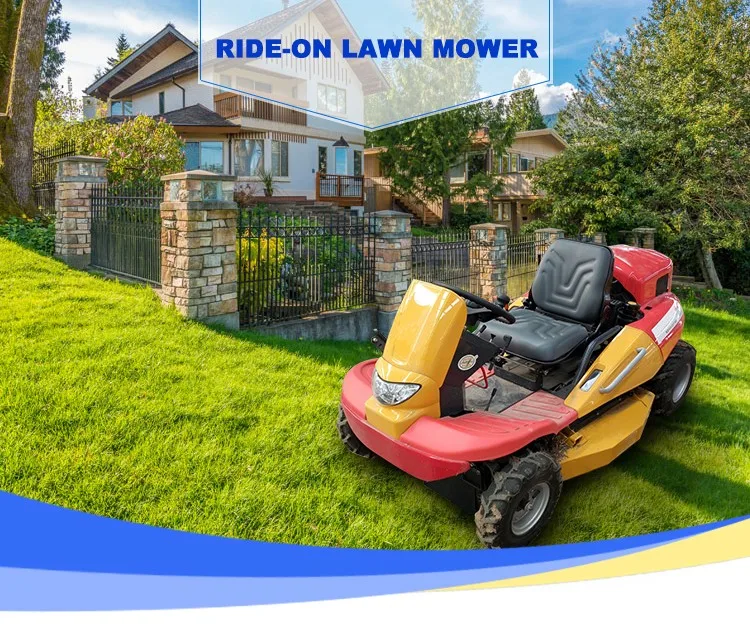  4*4 WD Grass mowing mower 16.4kw lawn mower machine