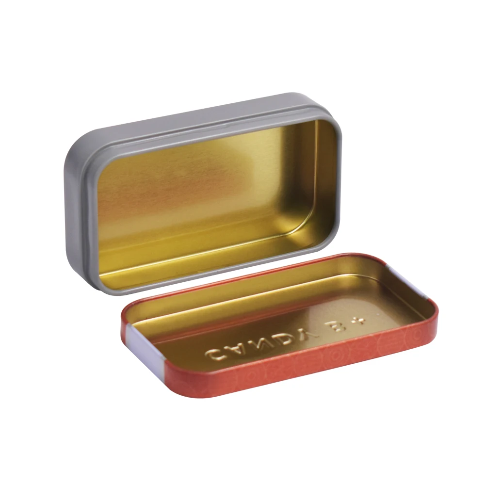 Factory Custom Mint Candy B+ Packaging Tin Box