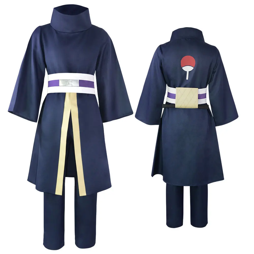 Halloween Masquerade Casual Kimono Suit Akatsuki Uchiha Obito Cosplay Costume for Anime Comic Con