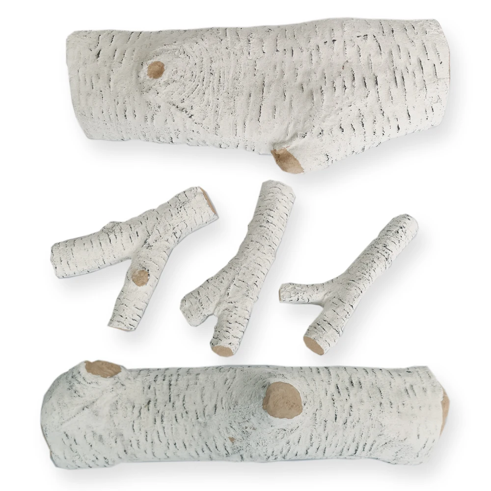 Fireplace Decoration Petite firepit Ceramic decorative Wood Gas Fireplace Log Set