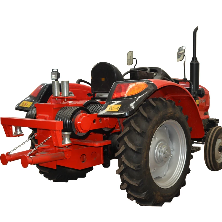 Low price 90kN cable pulling machine self propelled tractor puller winch
