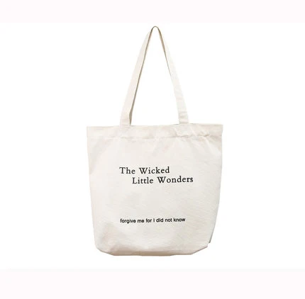 12 oz cotton canvas wholesale tote bag print logo
