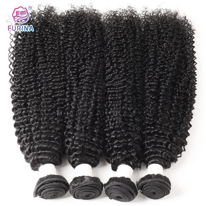 Brazilian Comfortable Fit Virgin Weft 28 inch 100-200g Curly Human Hair Bundles For Women