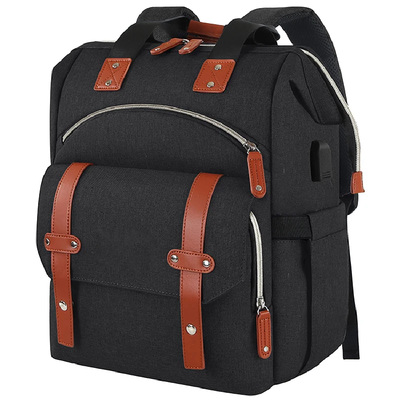 Hot Sale business waterproof solar 17 backpack men factory customization comfortable eminent laptop backpack