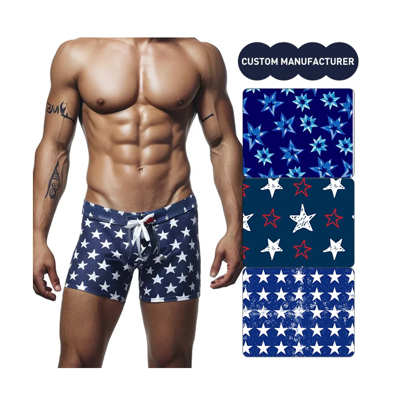 FIELD BALANCE New Style Summer Beach Shorts Polyester Quick-drying Multi-color Sport Three-quarter Pants Swimming trunks For Men