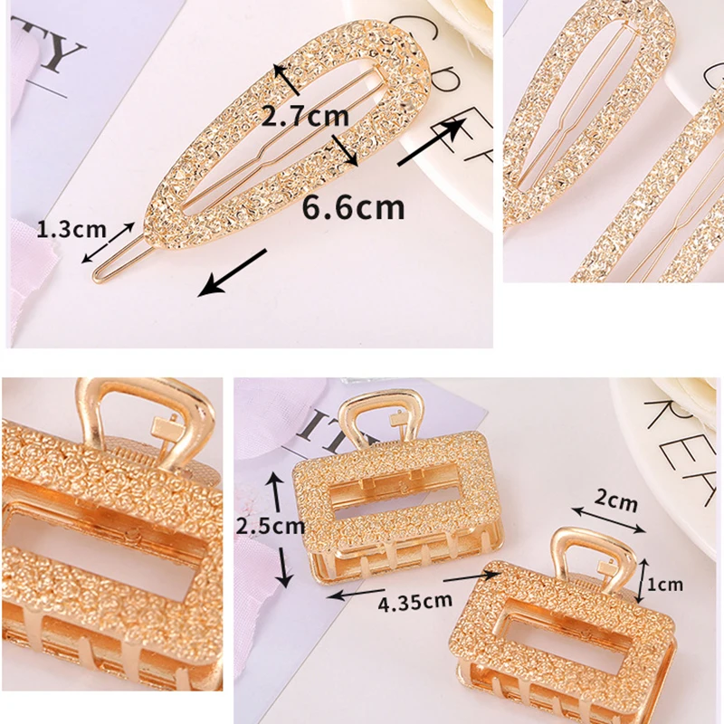 C012 Fashion Metal Hair Claw Clips For Women
