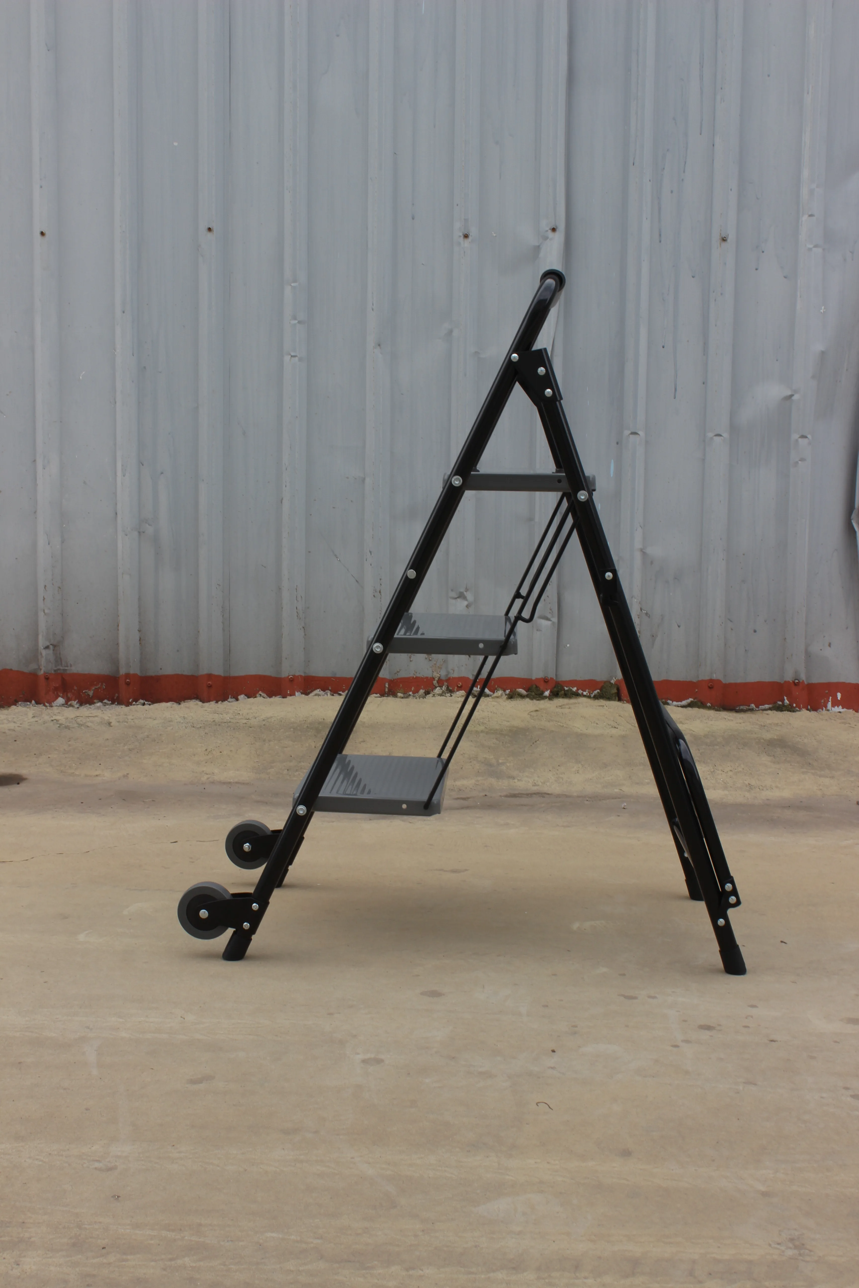 2022 US multi-purpose trolley ladder hand carts trolleys hotel trolley cart for home use with ANSI cert