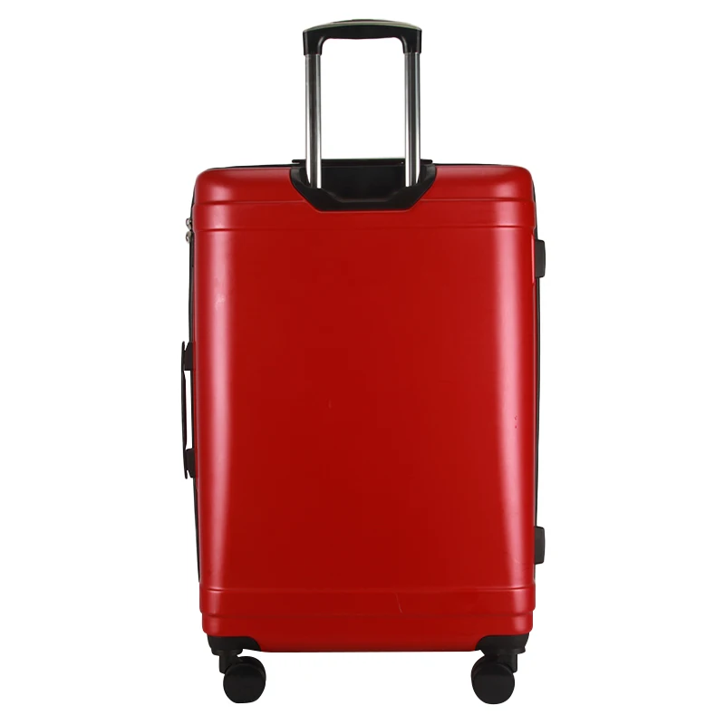 quality durable lightweight carry on traveling flight red women luggage wholesale