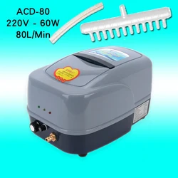RESUN ACD-30 20W fish tank air pump with battery aquarium air compressor pump for fish pond